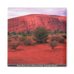 Ayers Rock, Uluru National Park, Australia Desert Fridge Magnets
