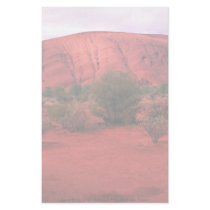Ayers Rock, Uluru National Park, Australia Desert Stationery