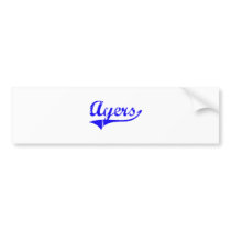 Ayers Surname Classic Style Bumper Sticker