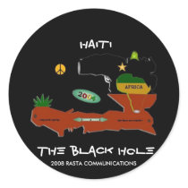 AYITI 1804-2004, HAITI THE BLACK HOLE stickers by FritzGerald AYITI 1804-2004, HAITI THE BLACK HOLE stickers