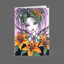 Ayla Tiger Lilly Fairy Card by mykajelina Ayla Tiger Lilly Fairy Card