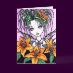 Ayla Tiger Lilly Fairy Card