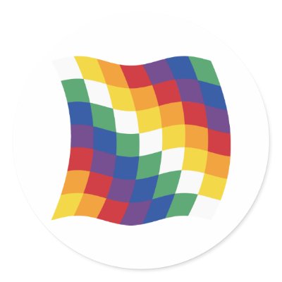Aymara Flag Sticker by livingflags