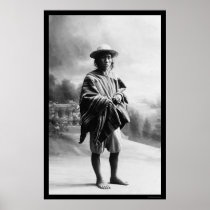 Aymara Indian in Bolivia 1905 Poster