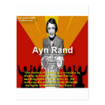 Ayn Rand & Abortion Quote Gifts & Tees Post Cards