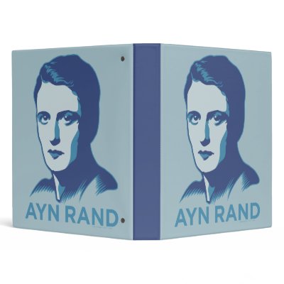 Ayn Rand Avery Binder by Libertymaniacs