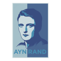 Ayn Rand Poster posters by Libertymaniacs Ayn Rand Poster posters