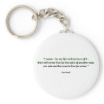 Ayn Rand Quote Key Chain