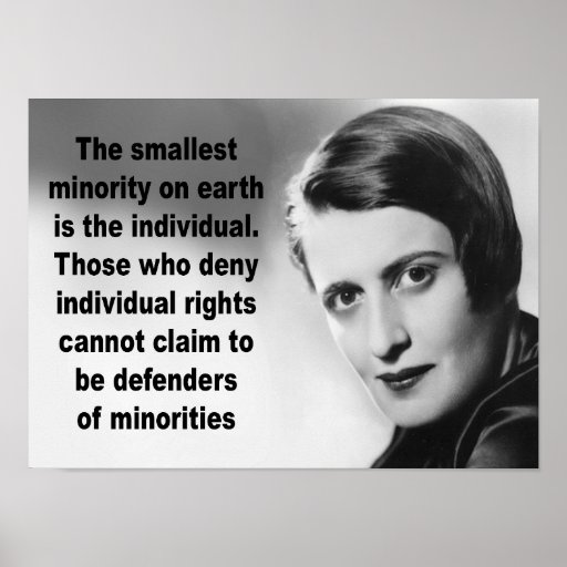 Ayn Rand Quote Poster | Zazzle