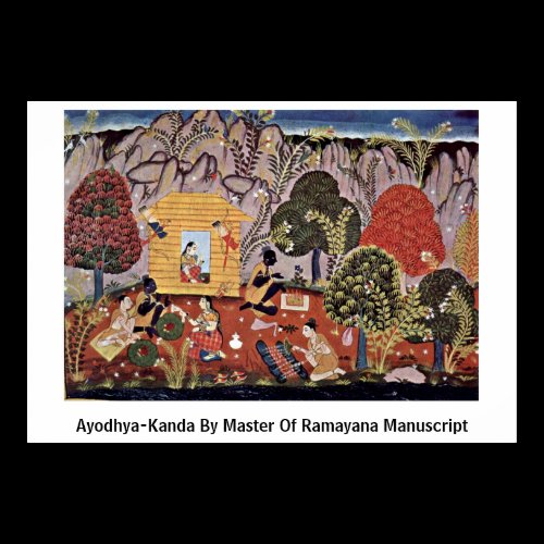 Ayodhya-Kanda By Master Of Ramayana Manuscript Poster