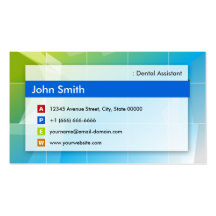 Ayudante de dentista - multiusos moderno tarjetas de negocios