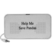 Ayúdeme a ahorrar pandas portátil altavoces