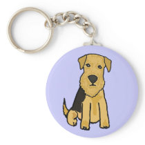 AZ- Airedale Keychain
