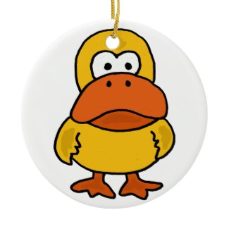 AZ- Angry Duck Ornament