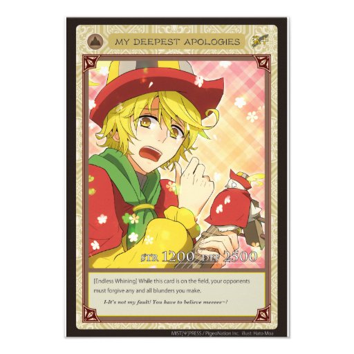 AZ card - My Deepest Apologies