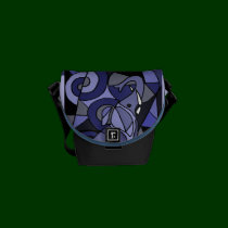 AZ- Elephant Art Mini Messenger Bag messenger bags