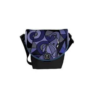 AZ- Elephant Art Mini Messenger Bag