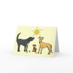 AZ- Funny Pup Note Cards
