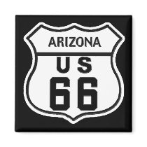 AZ US ROUTE 66_ magnets by ZsTees AZ US ROUTE 66_ magnets