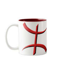 aza berber  red mugs