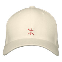 aZa rouge de 3 cm embroidered hats by zarouri aZa rouge de 3 cm embroidered hats