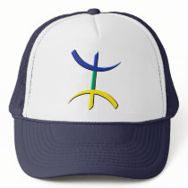 aza tricolore (kabyle, berbere, amazigh) hats