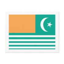 Azad Kashmir Flag postcards