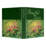 Azalea blooming 3 ring binder