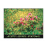 Azalea blooming postcards