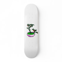 Azalea Bonsai Orange Flowers Bonsai Graphic Skateboard Decks