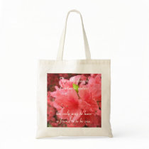 Azalea Field: Friendship - Budget Tote bags by bontondesigns Azalea Field: Friendship - Budget Tote bags