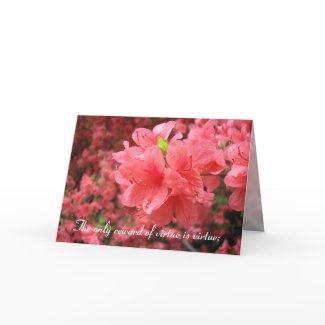 Azalea Field: Friendship - Greeting Card card