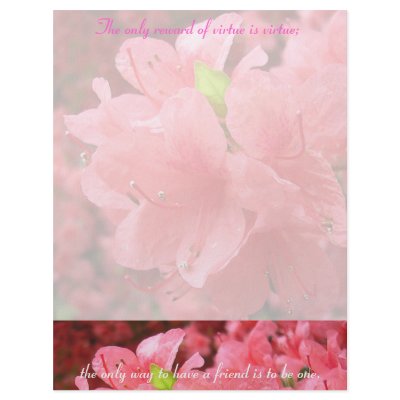Azalea Field: Friendship - Letterhead by bontondesigns