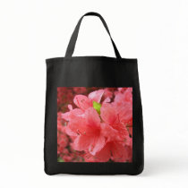 Azalea Field - Grocery Tote bags by bontondesigns Azalea Field - Grocery Tote bags