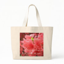Azalea Field: Love - Jumbo Tote bags by bontondesigns Azalea Field: Love - Jumbo Tote bags