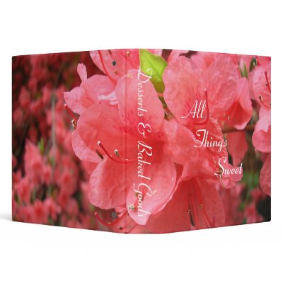 Azalea Field - Recipe Binder by bontondesigns