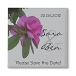 Azalea Flower Save the Date Magnet