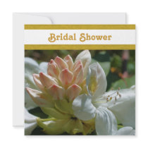 Azalea Flower Wedding Bridal Shower Invitation