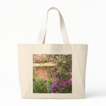 Azalea Flowers by Duck Pond Canvas Bags