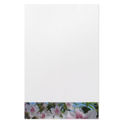 Azalea Flowers Garden Stationery Floral custom by Basleeartprintgifts
