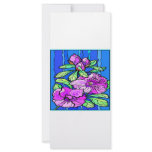 Azalea Flowers Stained Glass Rack Cards