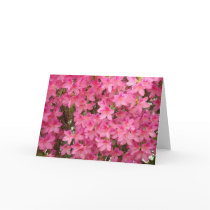 AZALEAS Azalea Flowers GREETING CARDS CARD NOTE by Basleeartprintgifts AZALEAS Azalea Flowers GREETING CARDS CARD NOTE