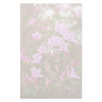 Azaleas blooming in springtime custom stationery