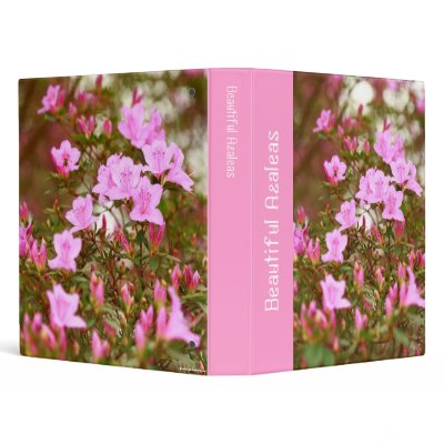Azaleas blooming in springtime vinyl binders by gavila_pt