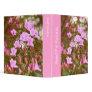 Azaleas blooming in springtime vinyl binders
