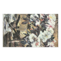 Azaleas by Lovis Corinth Rectangle Sticker