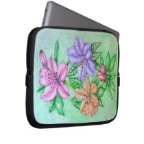 azaleas flower laptop computer sleeves