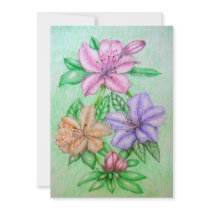 azaleas personalized announcement