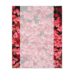 Azaleas. Pretty Pink Flowers. Flyer Design