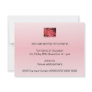 Azaleas. Pretty Pink Flowers. Personalized Invitation